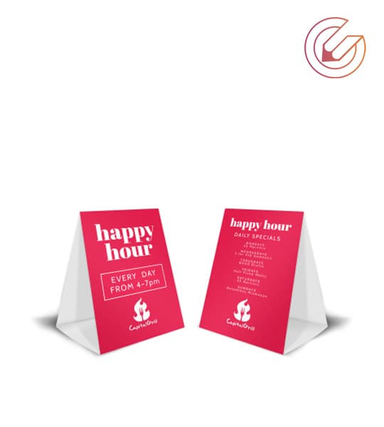 Table Tent Card